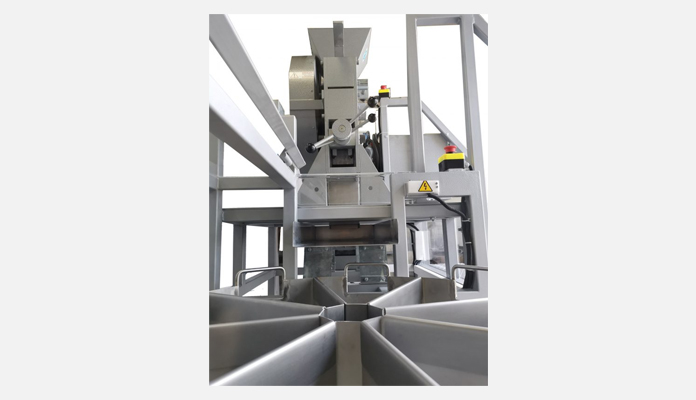 rotary sample divider with jaw crusher